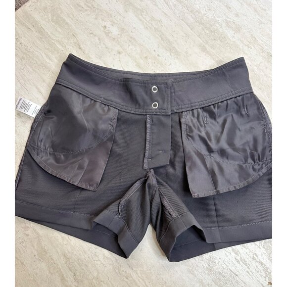 New Slazenger Womens Size 0 Core Hydro-Dry Gray Athletic Shorts Pockets Preppy - Picture 3 of 12